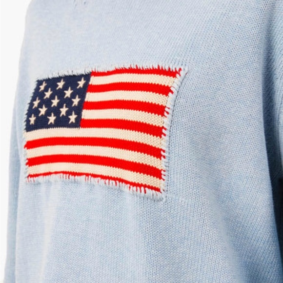 Tuckernuck Americana Sweater in Slate Blue - Picture 5 of 11